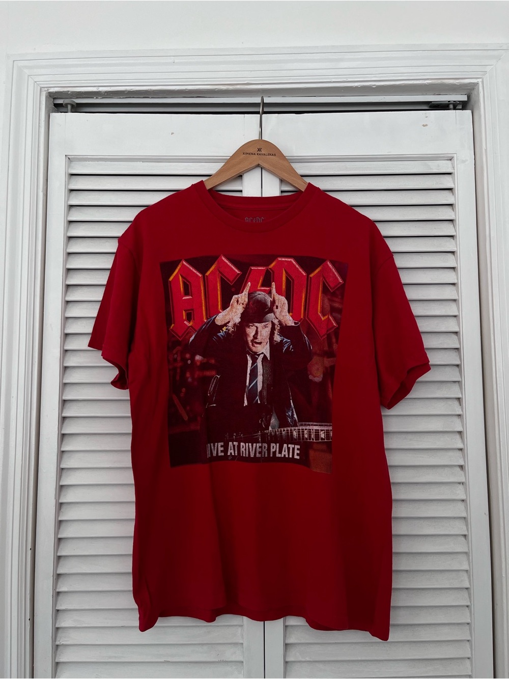 AC/DC Red Live at River Plate Graphic Tee